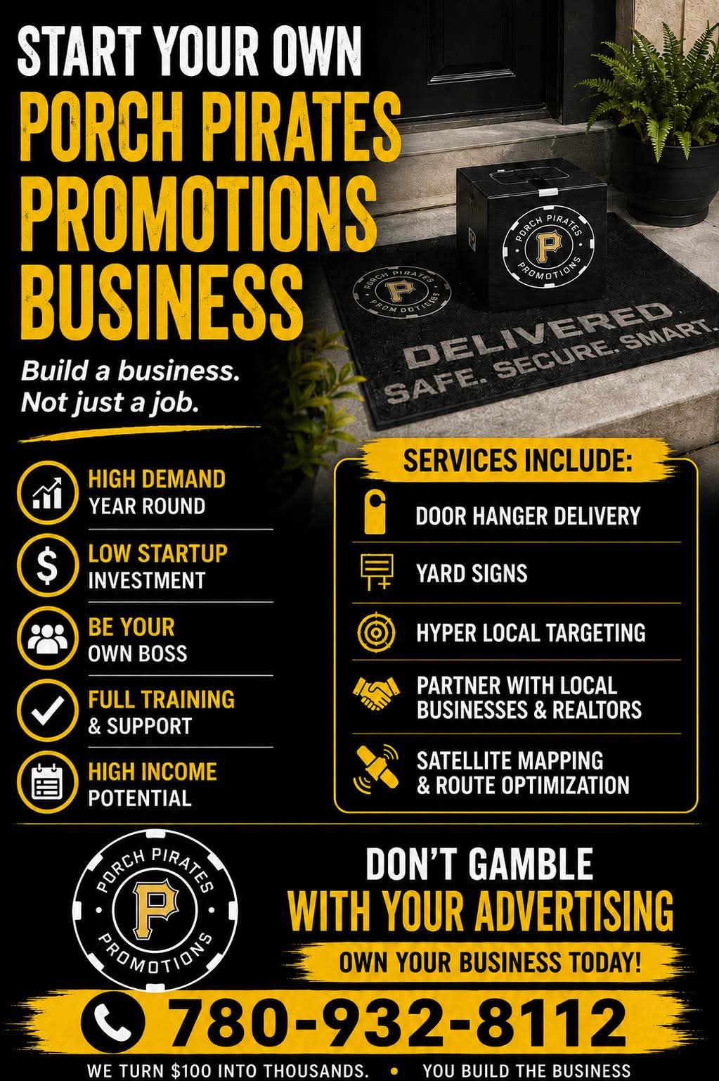 Porch Pirates marketing flyer